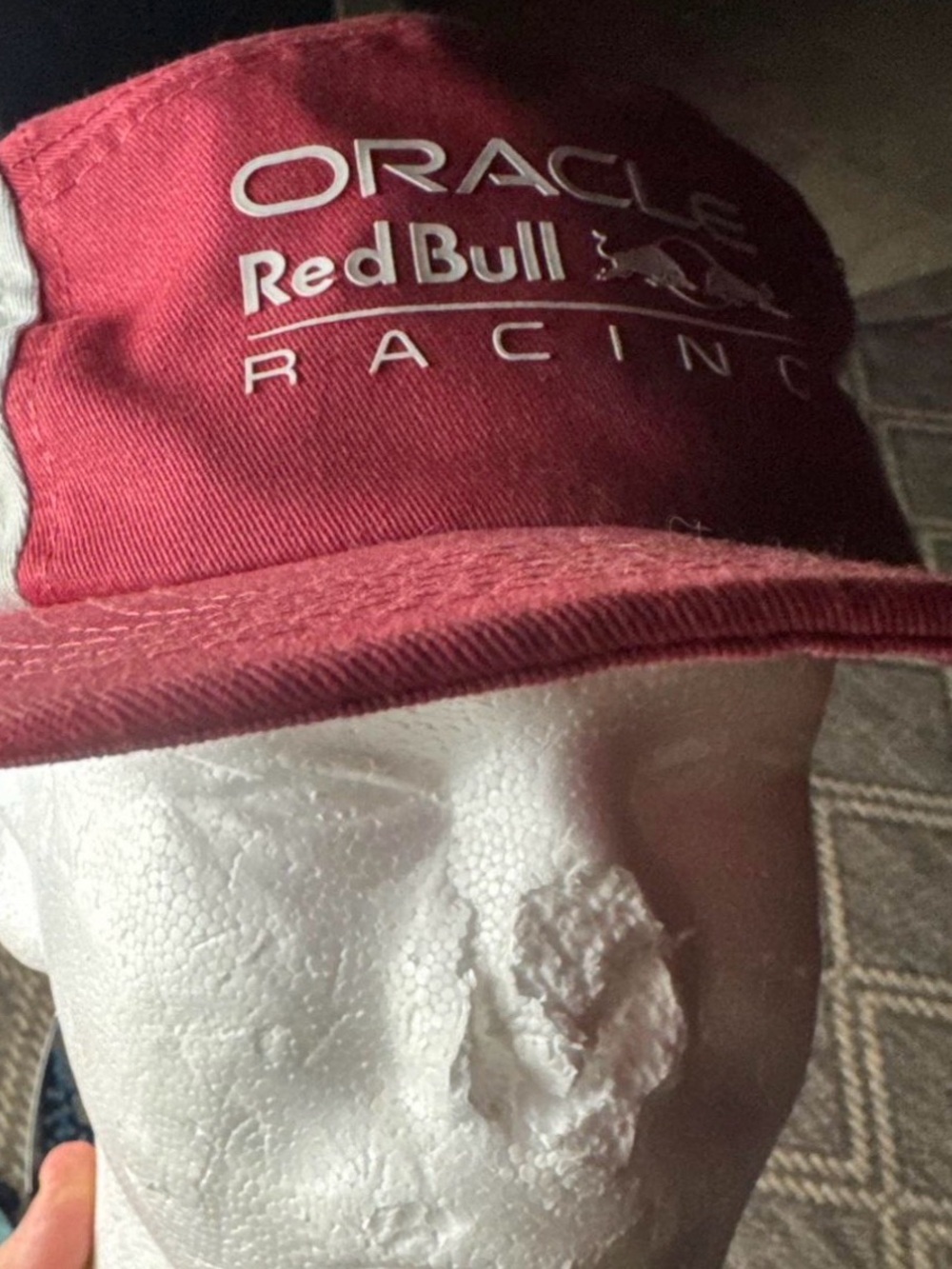 Men's New Era Red Red Bull Racing Seasonal Camper Adjustable Hat